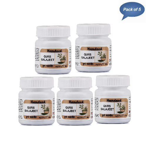 Hamdard Qurs Salajeet 50 Tablets(Pack of 5)