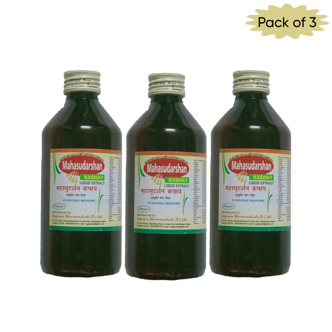 Nagarjun (Gujarat) Mahasudarshan Kashay 200 Ml(Pack of 3)