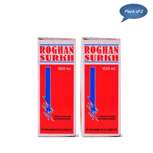 Rex Remedies Roghan Surkh 100 Ml(Pack of 2)