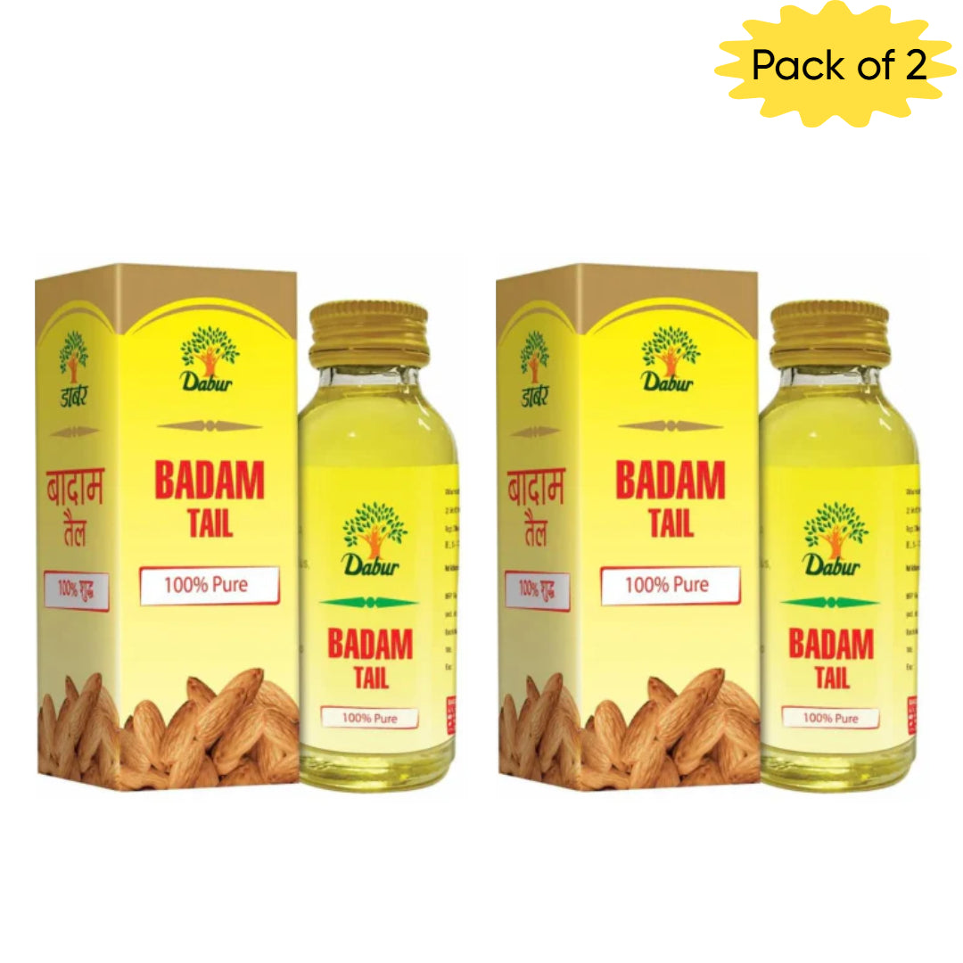 Dabur Badam Tail 100 Ml(Pack of 2)