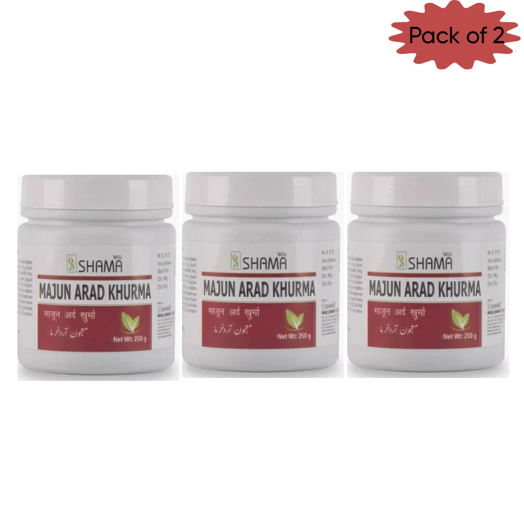New Shama Majun Aarad Khurma 250 Gm(Pack of 2)
