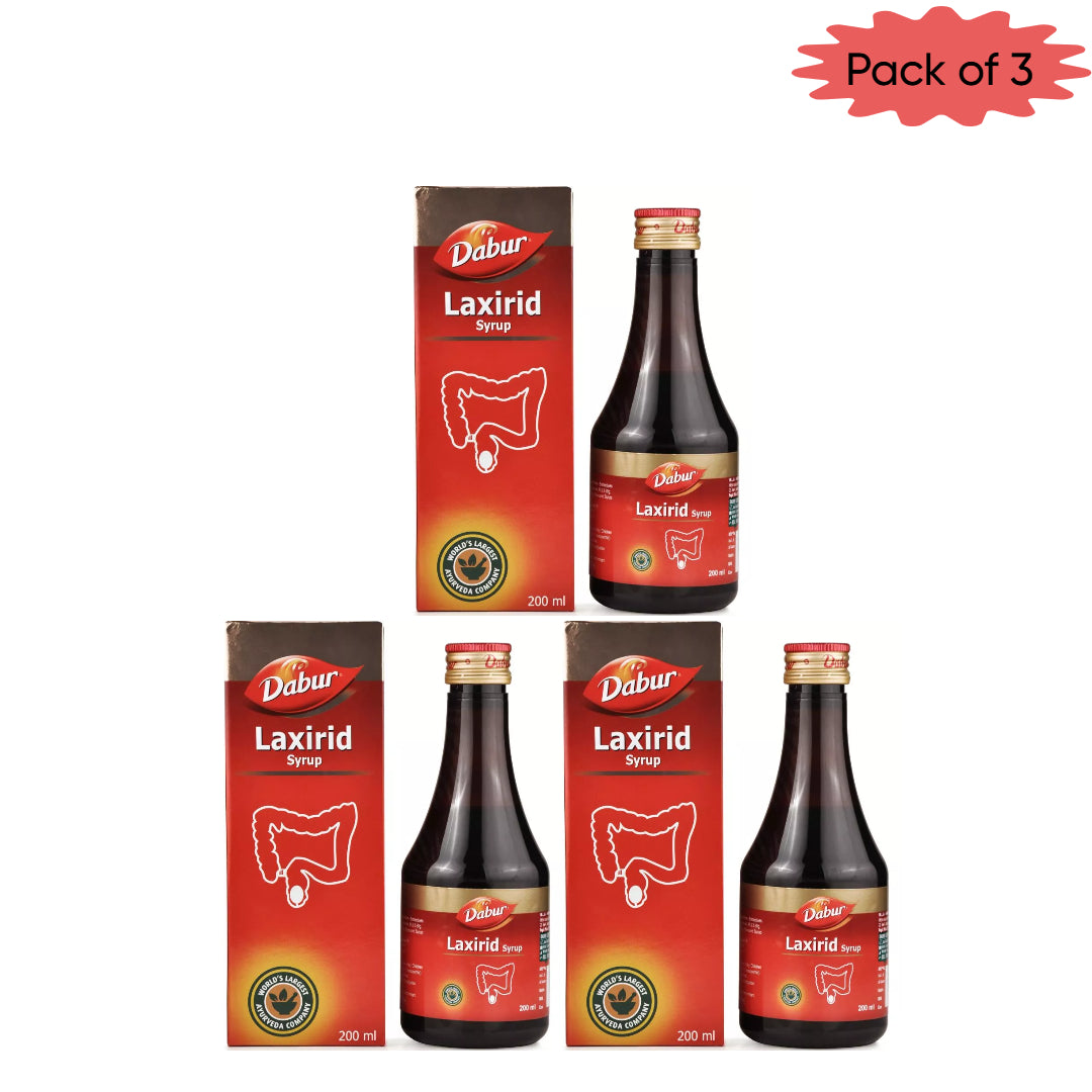 Dabur Laxirid Syrup 200 Ml(Pack of 3)