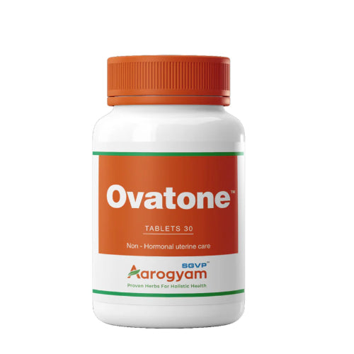 SGVP Aarogyam Ovatone – Ayurvedic Tablets for Menstrual Health, Hormonal Balance & Fertility (30 Tablets)