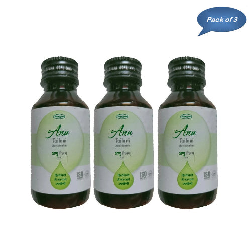 Nagarjun (Gujarat) Anu Tailam 50 Ml(Pack of 3)