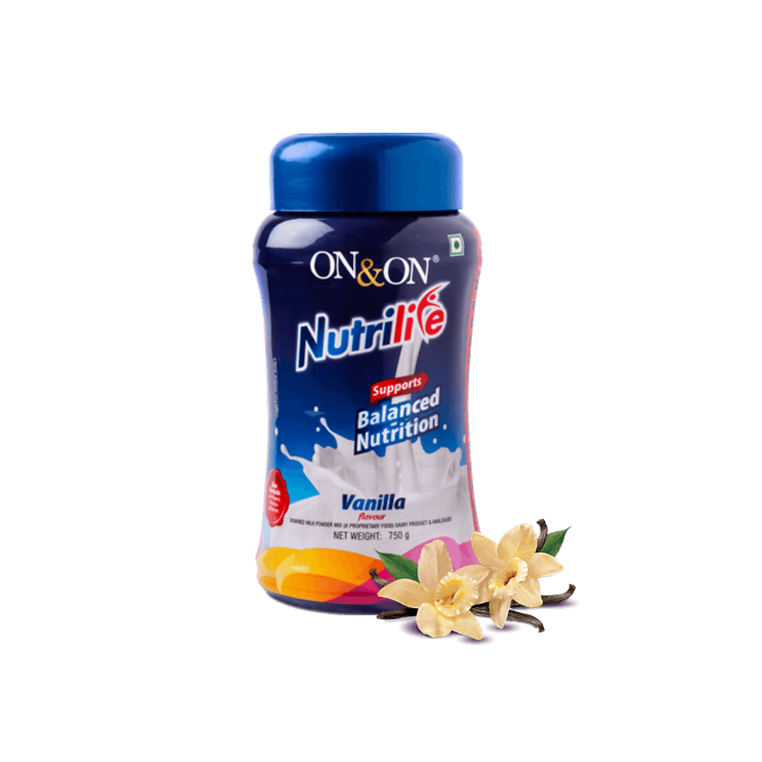 On & On Nutrilife Vanilla Flavour Powder 750 Gm