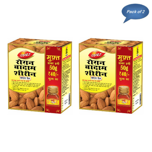 Dabur Roghan Badam Shireen 50 Ml(Pack of 2)