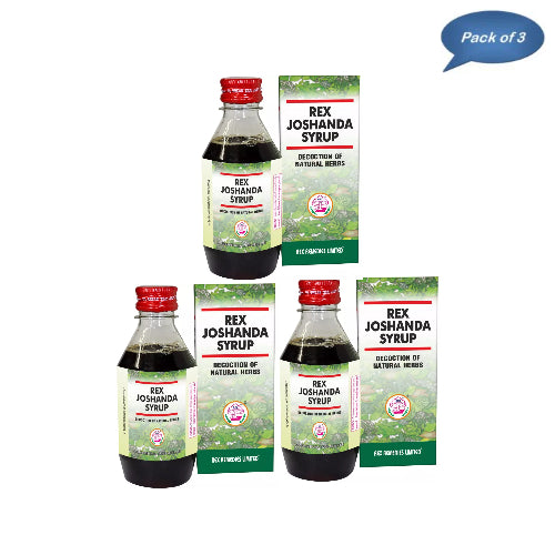 Rex Remedies Joshanda Syrup 200 Ml(Pack of 3)
