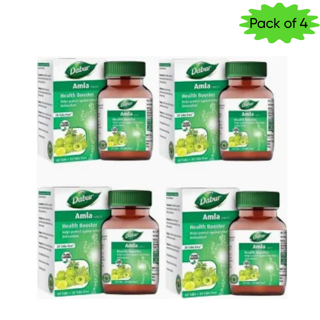 Dabur Amla 60 Tablets(Pack of 4)