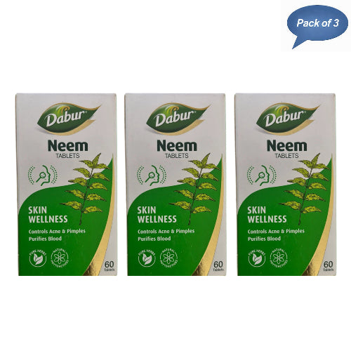 Dabur Neem 60 Tablets(Pack of 3)