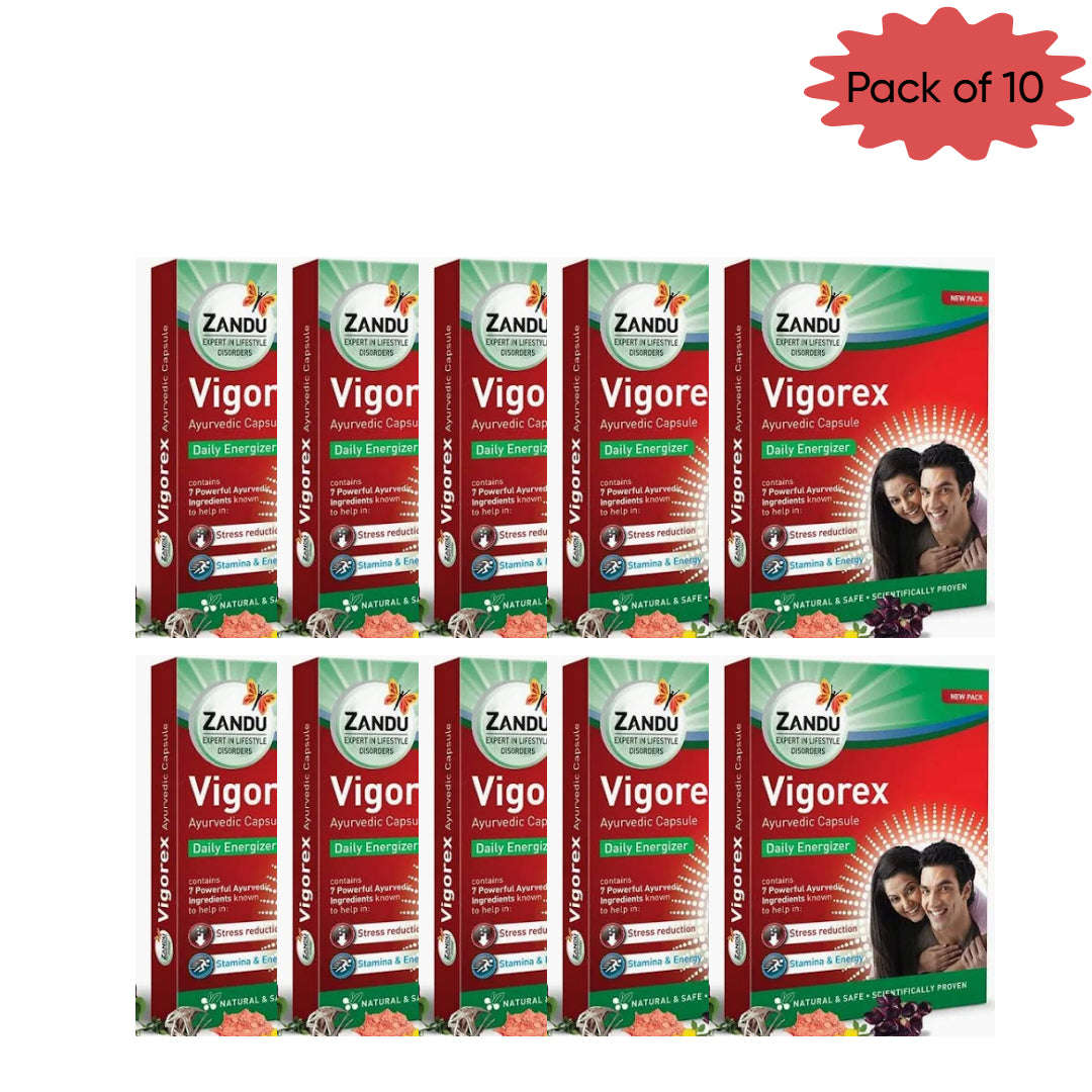 Zandu Vigorex Gold 10 Capsules(Pack of 10)