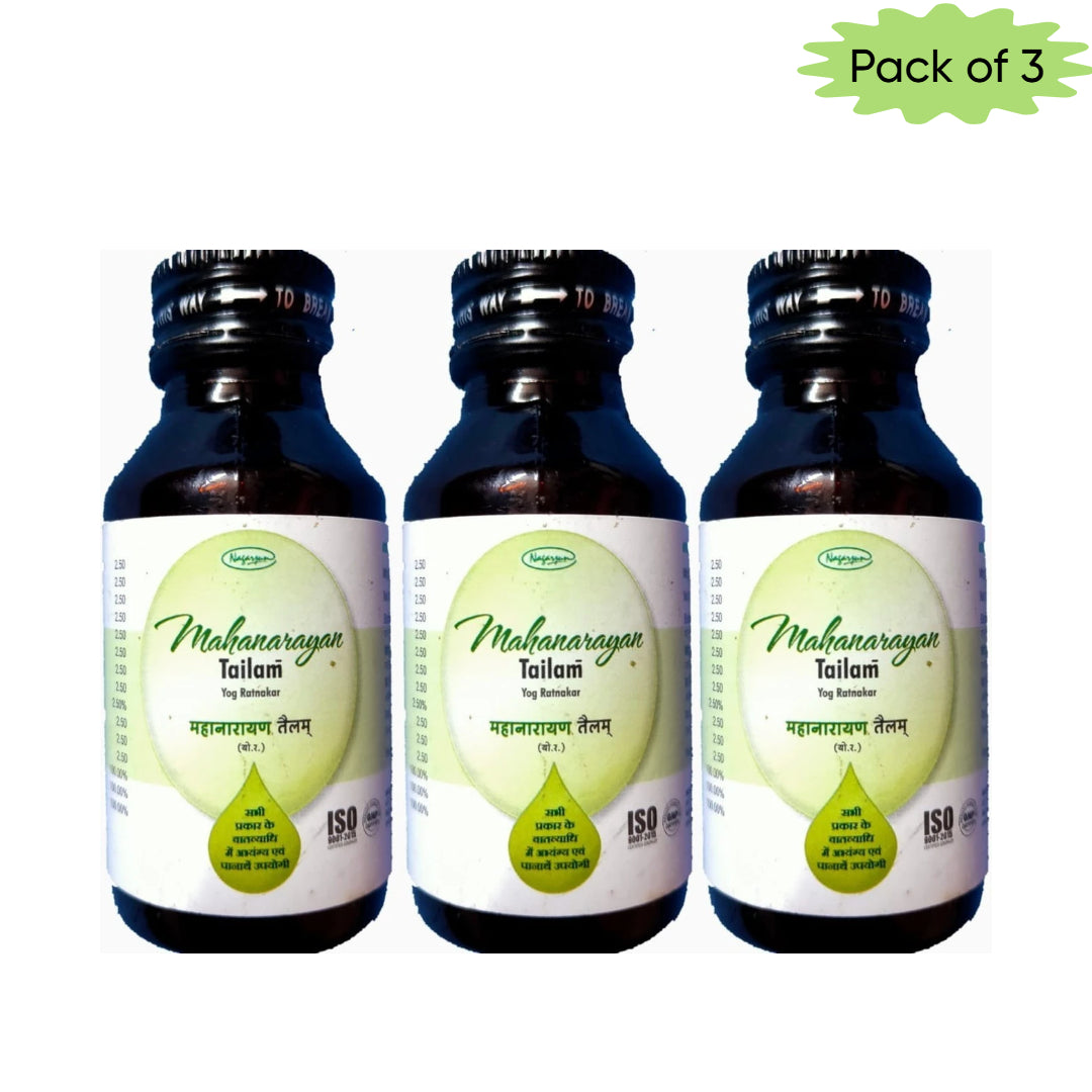 Nagarjun (Gujarat) Mahanarayan Tailam 50 Ml(Pack of 3)