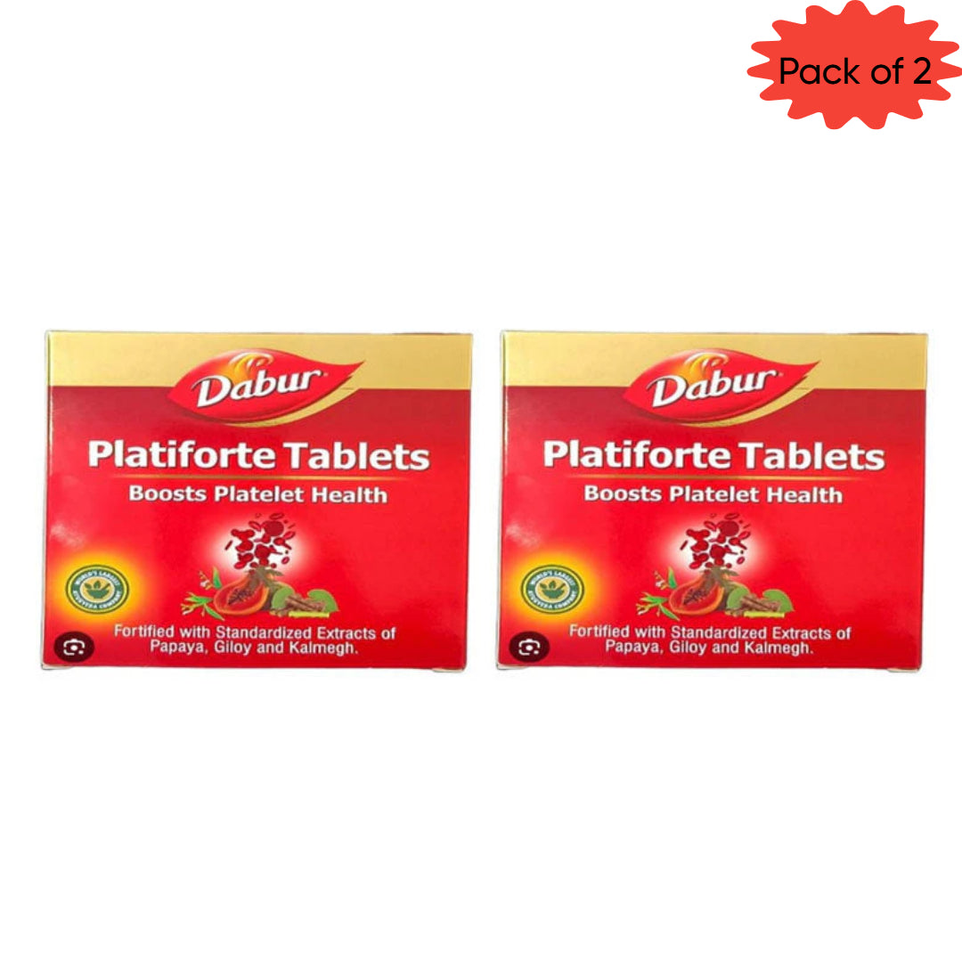Dabur Platiforte 16 Tablets(Pack of 2)