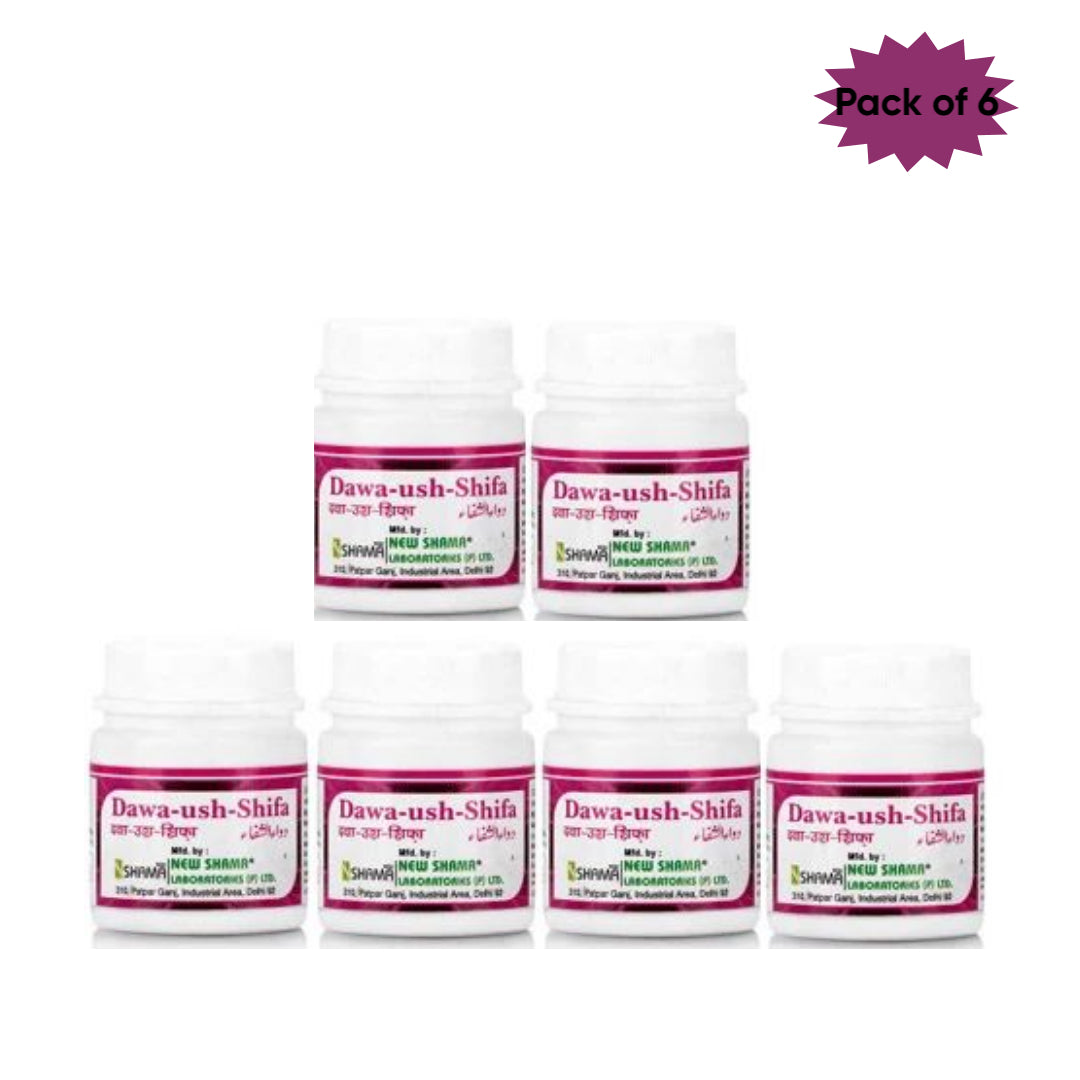 New Shama Dawa-Ush-Shifa 20 Tablets(Pack of 6)