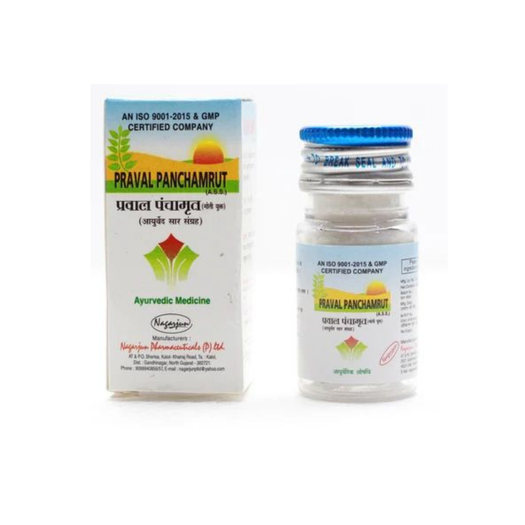 Nagarjun (Gujarat) Praval Panchamrut (Moti Yukt) 30 Tablets