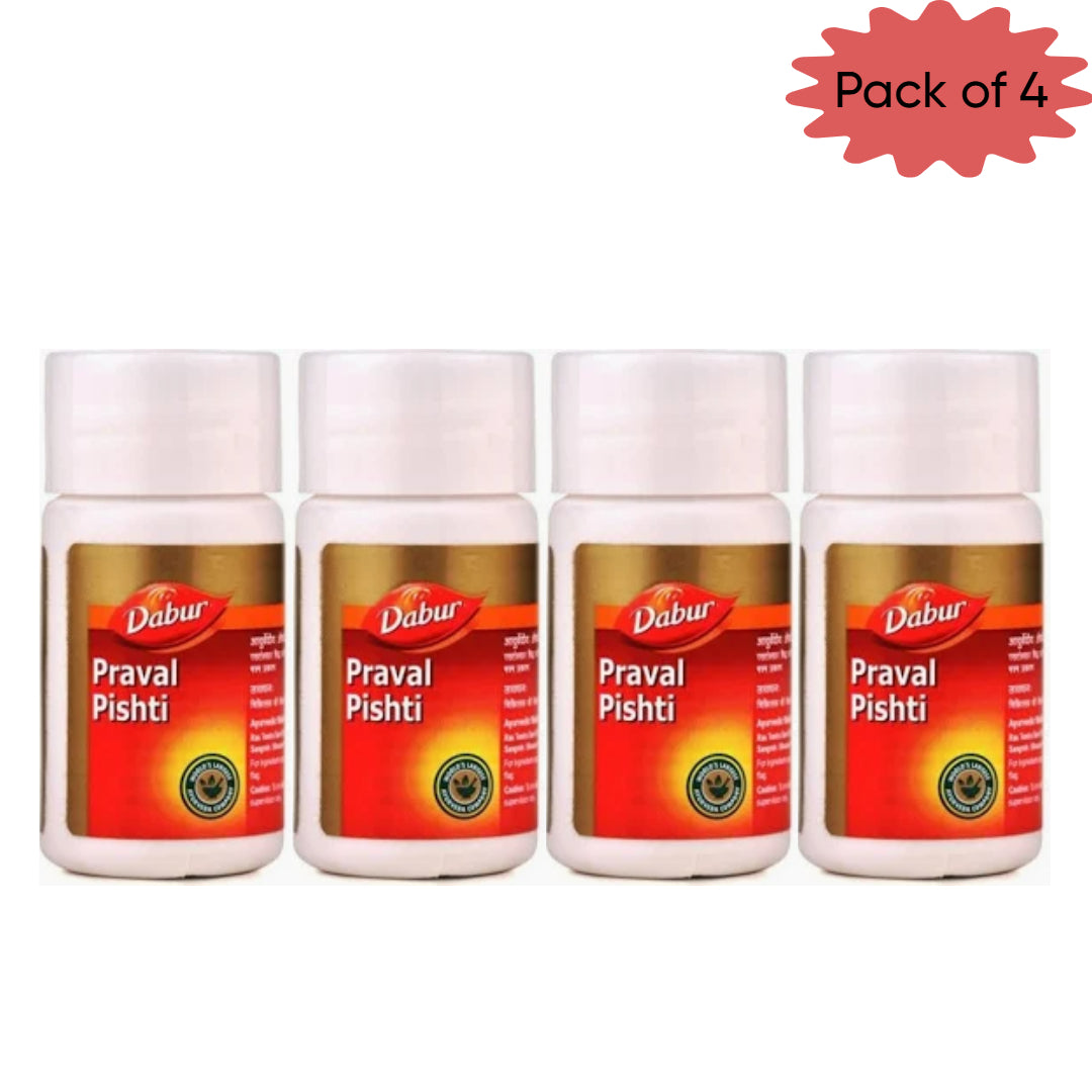 Pyraval Dabur Praval Pishti 5 Gm(Pack of 4) – Uniqrr.com(यूनिकर)