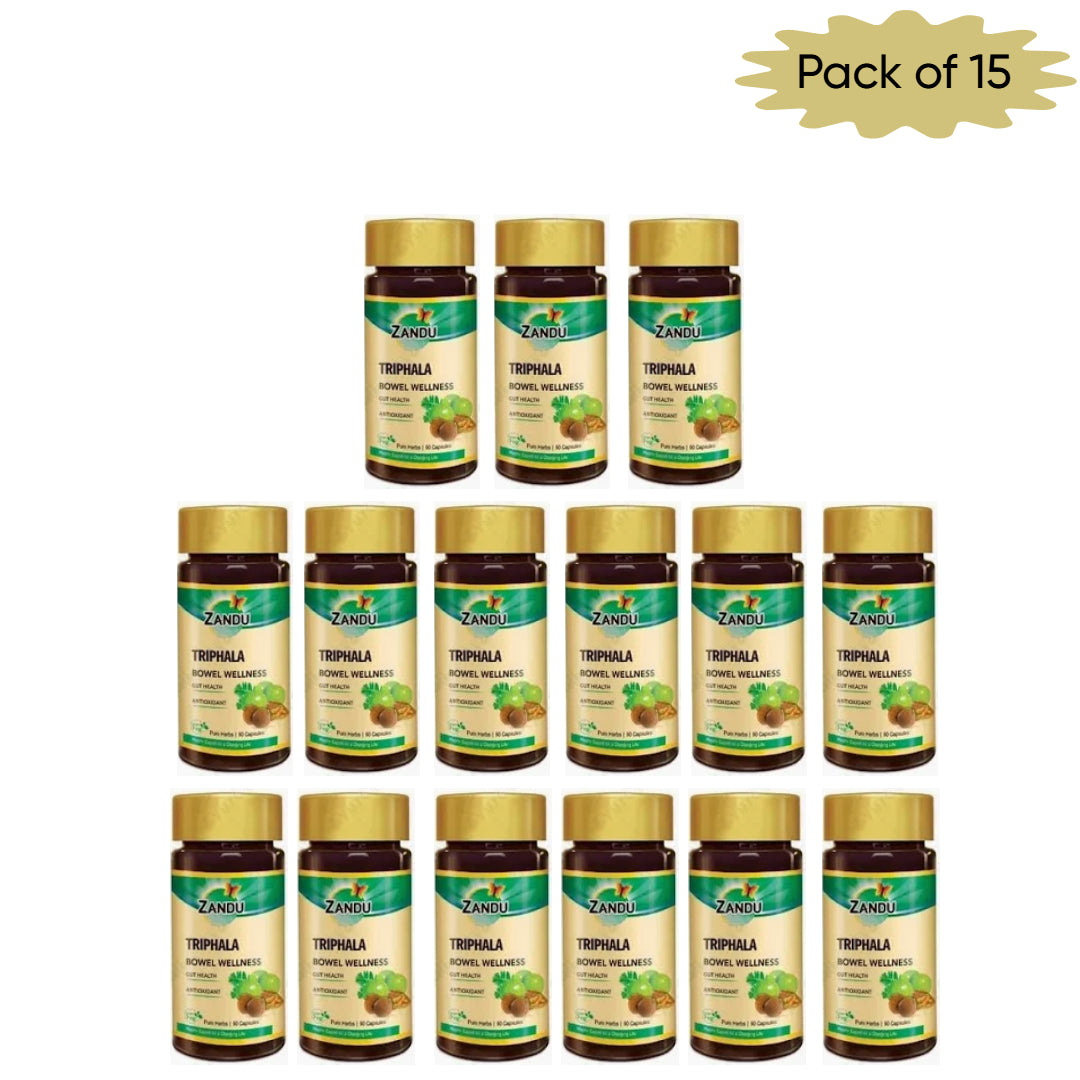 Zandu Triphala 30 Tablets(Pack of 15)