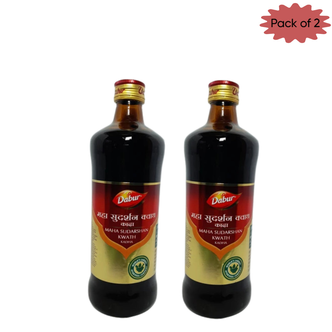 Dabur (Maha) Sudarshan Kwath 225 Ml(Pack of 2)