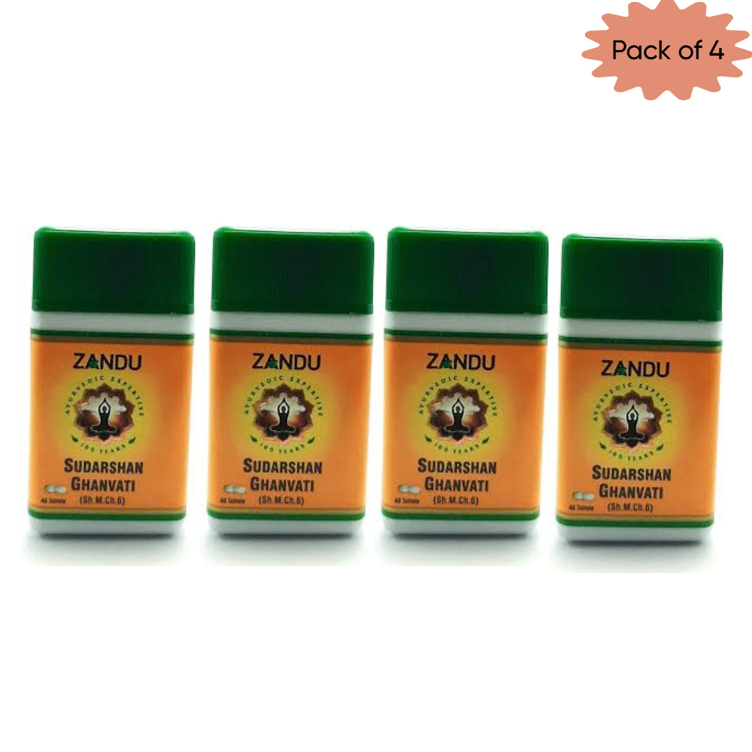 Zandu Sudarshan Ghanvati 40 Tablet(Pack of 4)
