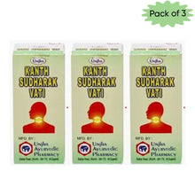 Unjha Ayurvedic Pharmacy Kanth Sudharak Vati 10 Gm(Pack of 3)