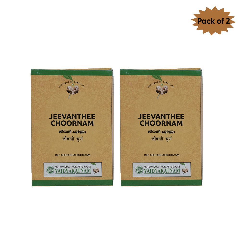 Vaidyaratnam Jeevanthee Choornam 50 Gm(Pack of 2)
