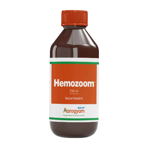 SGVP Aarogyam Hemozoom SF – Sugar-Free Ayurvedic Iron Syrup for Anaemia & Hemoglobin Boost (200 ml)