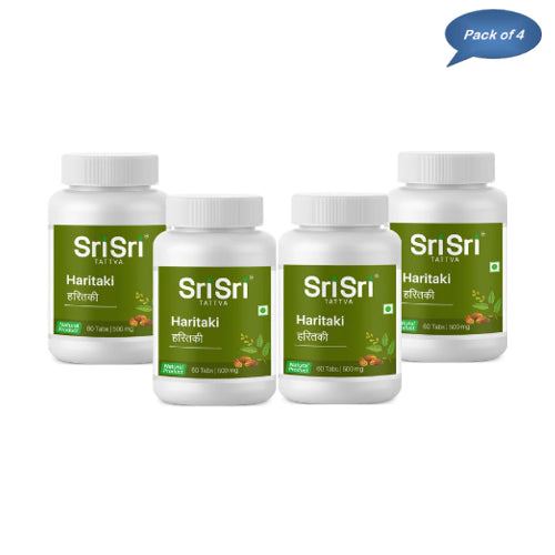 Sri Sri Tattva Haritaki 60 Tablets(Pack of 4)