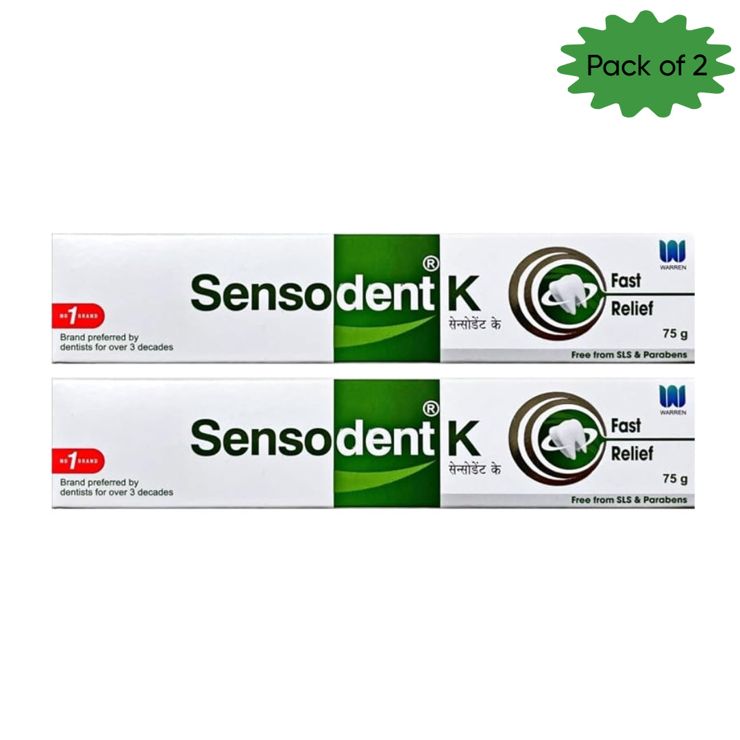 Warren Sensodent K 75 Gm(Pack of 2)