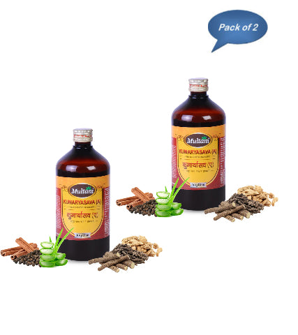Multani Kumaryasava 450 Ml(Pack of 2)