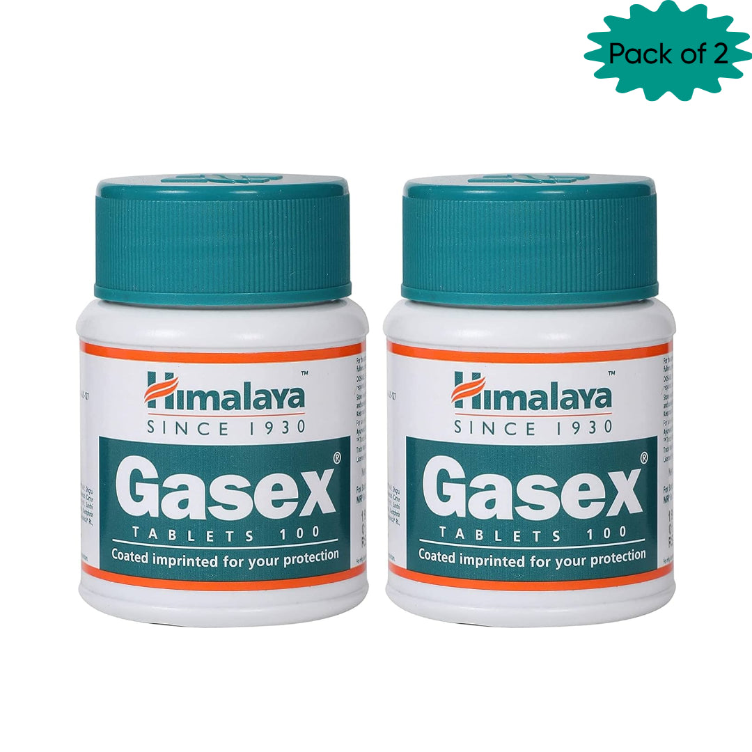 Himalaya Gasex 100 Tablets(Pack of 2)