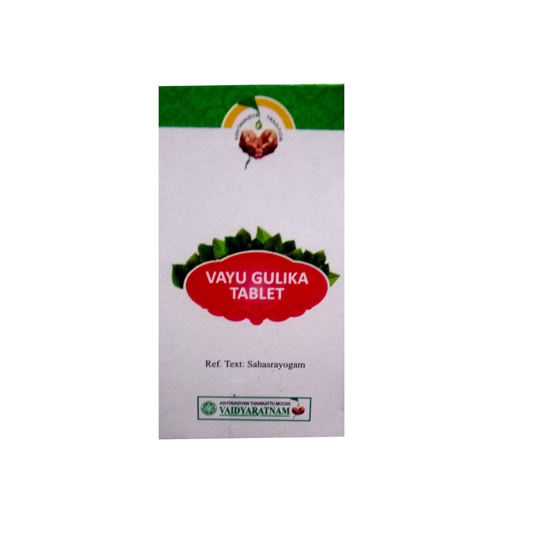Vaidyaratnam Vayu Gulika 100 Tablets