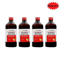 New Shama Sharbat Toot Siah 200 Ml(Pack of 4)