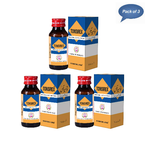 Rex Remedies Tonsirex 50 Ml(Pack of 3)