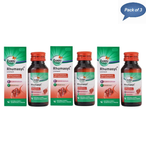 Zandu Rhumasyl Liniment 50 Ml(Pack of 3)