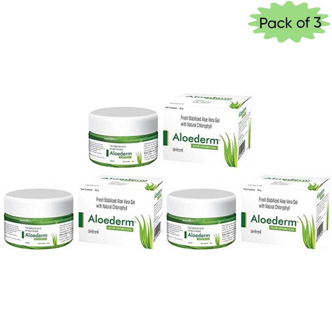 Dabur Aloederm Aloe Hydro Gel 50 Gm(Pack of 3)