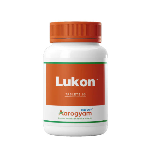 SGVP Aarogyam Lukon Ayurvedic Tablets for Leucorrhea and Vaginal Discharge Relief 60 Tablets
