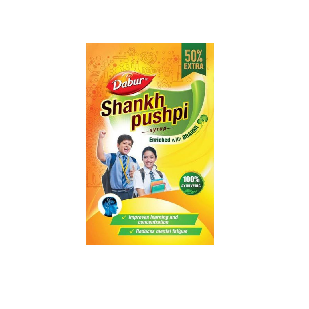 Dabur Shankh Pushpi Syrup 225 Ml With Free 125 Ml
