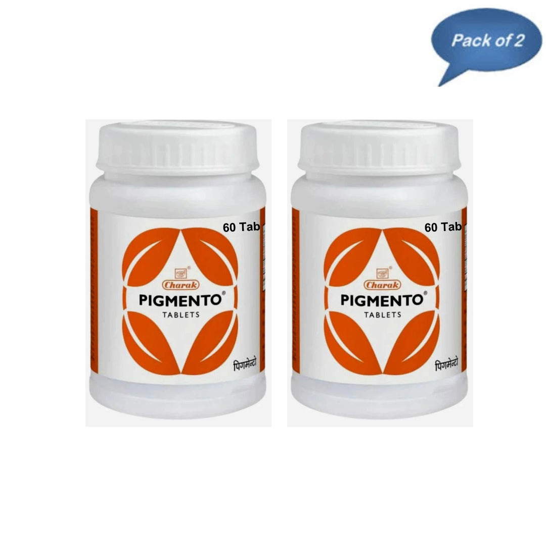 Charak Pharma Pigmento 60 Tablets (Pack of 2)