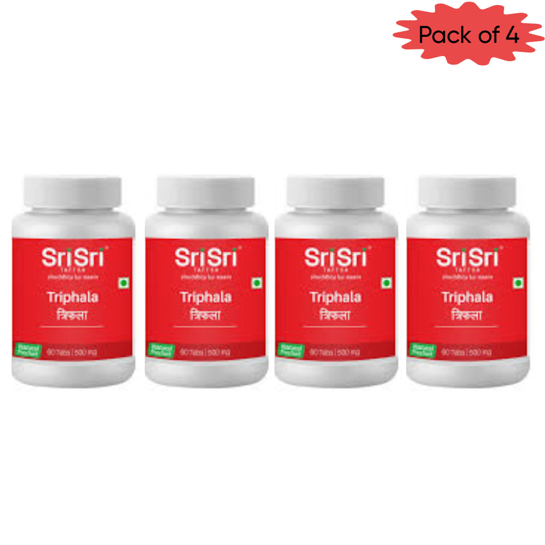 Sri Sri Tattva Triphala 60 Tablets(Pack of 4)