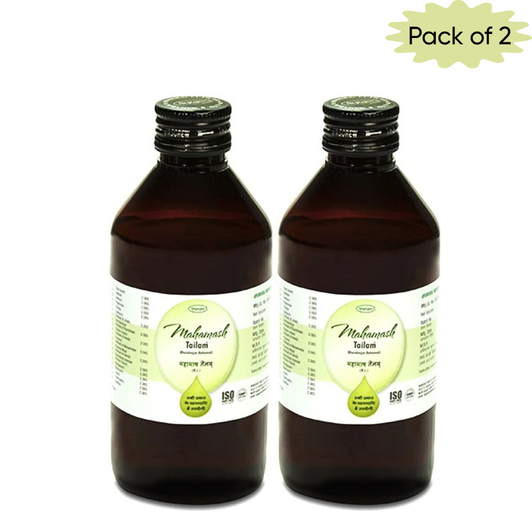 Nagarjun (Gujarat) Mahamash Tailam 100 Ml(Pack of 2)