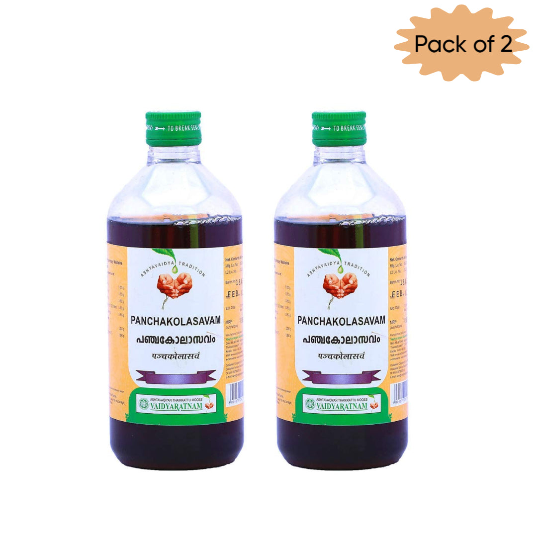 Vaidyaratnam Panchakolasavam 450 Ml(Pack of 2)