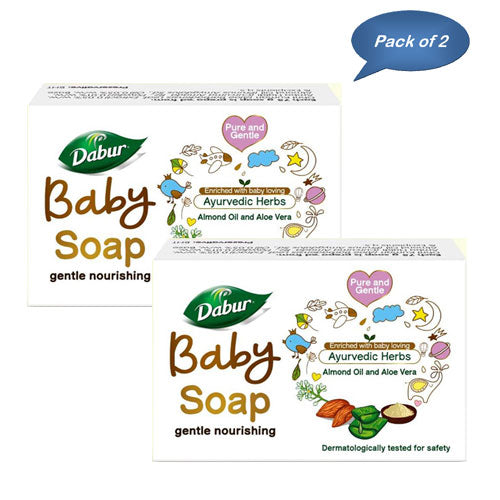 Dabur Baby Soap 75 Gm (Pack Of 2)