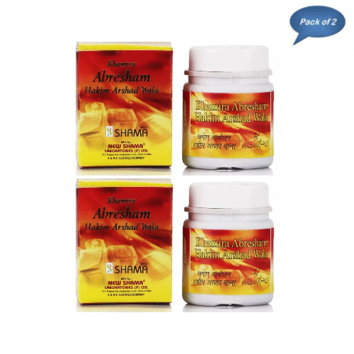 New Shama Khamira Abresham Hakim Arshad Wala 30 Gm(Pack of 2)