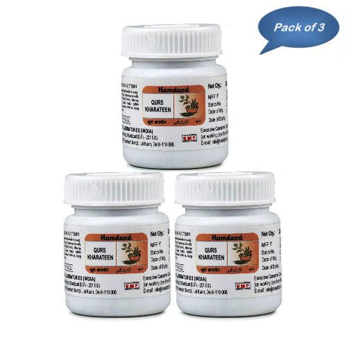 Hamdard Qurs Kharateen 20 Tablets (Pack of 3)