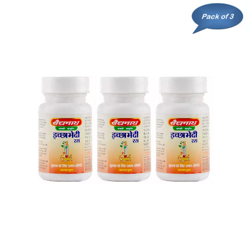 Baidyanath (Jhansi) Ichchhabhedi Ras 5 Gm (Pack of 3)