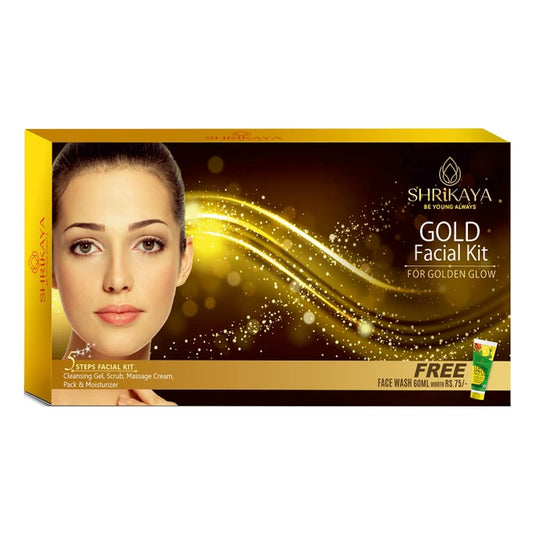 SHRIKAYA GOLD FACIAL KIT 75 gm