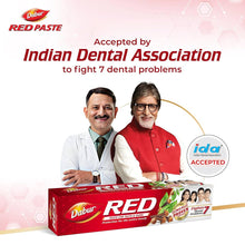 Dabur Red Paste 200 Gm - Pack of 6 | Ayurvedic 13-Herb Toothpaste for Gum Health, Cavity Protection & Fresh Breath