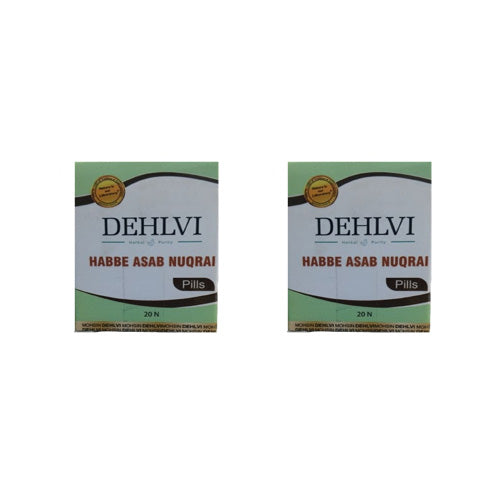 Dehlvi Habbe Asab Nuqrai 20 Tablets (Pack of 2)