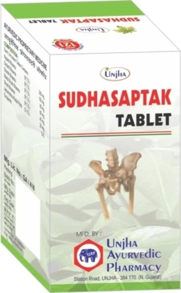 Unjha Ayurvedic Pharmacy Sudhasaptak 100 Tablets