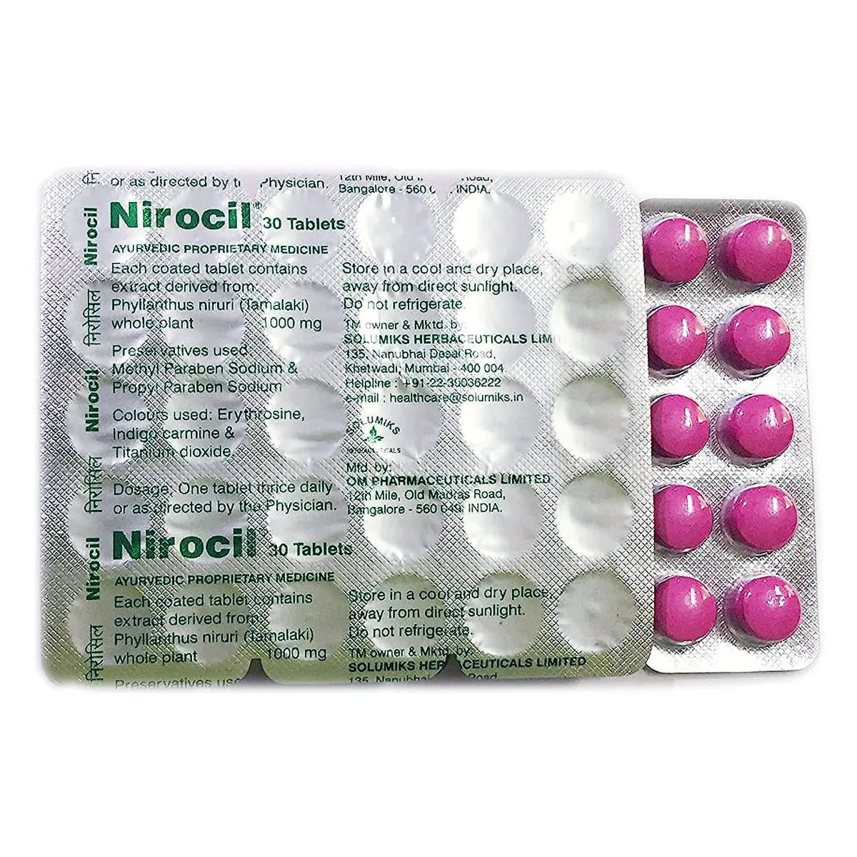 Dhootapapeshwar(Solumiks) Nirocil 30 Tablets