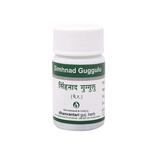 Dhanvantari Guj. Herb Simhnad Guggulu 60 Tablets